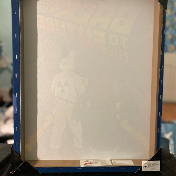 Back to the Future wrapped canvas wall art by POP Creations NEW Metallic Paint - Picture 9 of 9
